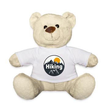Abenteuerlicher Bergwander-Design - Teddy - Weiß - Vorne