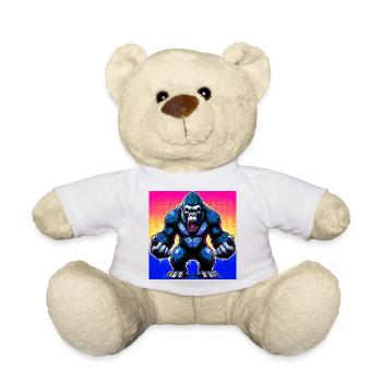 gorille - Nounours - blanc - Devant