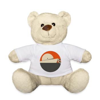 Abendrot Mit Geometrischem Minimalismus - Teddy - Weiß - Vorne
