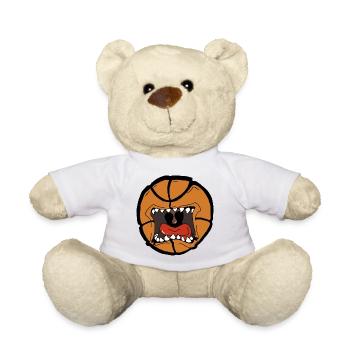 Explosives Basketball-Design - Teddy - Weiß - Vorne