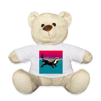 loutre - Nounours - blanc - Devant