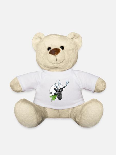 Wellenbrecher Hirsch - Teddy - Weiß