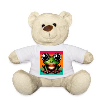 grenouille - Nounours - blanc - Devant