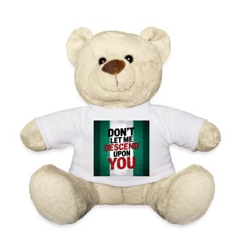 Kühne nigerianische Flagge mit trotzigem lustigem Zitat - Teddy - Weiß - Vorne