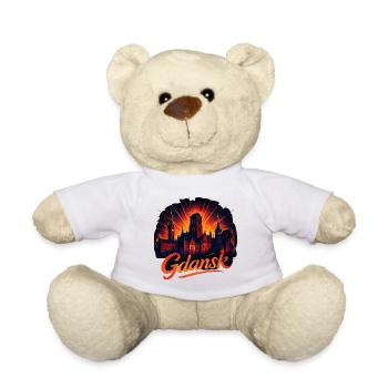 Danzig Gdańsk Golden City Baltic Sea Poland Gift - Teddy Bear - white - Front