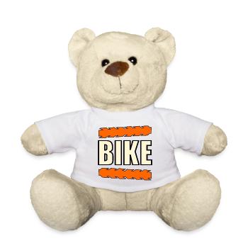 BIKE CYCLING BICYCLE TRACKS TYRE - Teddy Bear - white - Front