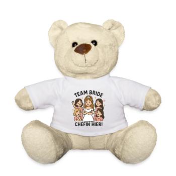 Team Bride – patron ici ! Conception d’enterrement de vie de garçon de haute qualité - Nounours - blanc - Devant