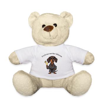 Funny Dachshund – Fetch Me Another Mimosa - Teddy - Weiß - Vorne