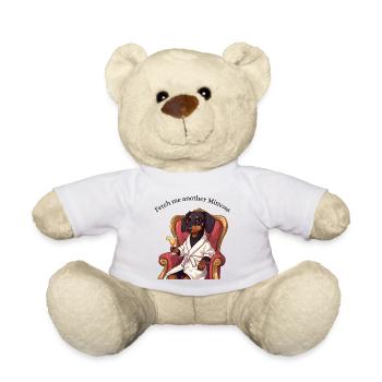Dachshund Mimosa Throne – Fetch Me Another - Teddy - Weiß - Vorne