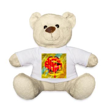 Graffiti Pop Art Lutscher - Teddy - Weiß - Vorne