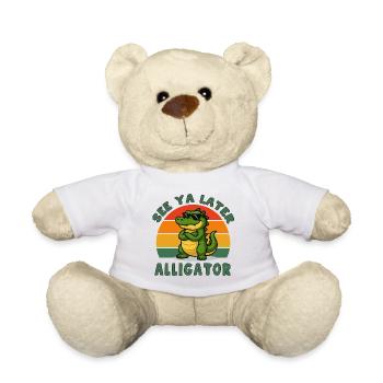 Alligator Coolitude Slogan - Teddy - Weiß - Vorne