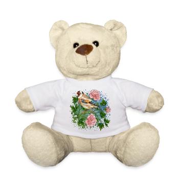 Bunter Vogel - Teddy - Weiß - Vorne