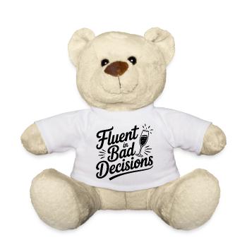Fließend in schlechten Entscheidungen - Teddy - Weiß - Vorne