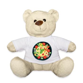Pâtes fraîches aux tomates et basilic - Nounours - blanc - Devant