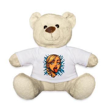 grimace - Teddy Bear - white - Front