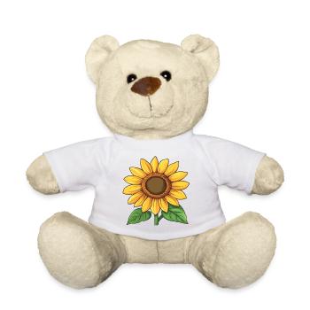 Tournesol Graphique - Nounours - blanc - Devant