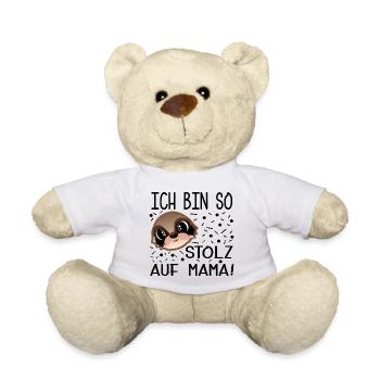 STOLZ AUF MAMA BABY KIND FAULTIERE - Teddy - Weiß - Vorne