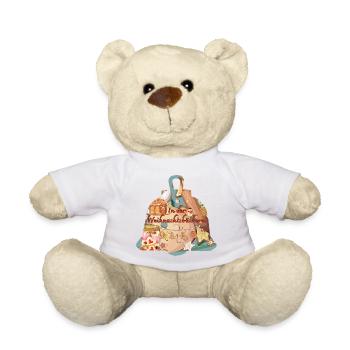 Glockenform In der Weihnachtsbäckerei Weihnachten - Teddy - Weiß - Vorne