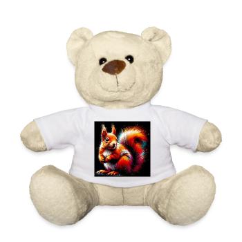 squirrel - Teddy Bear - white - Front
