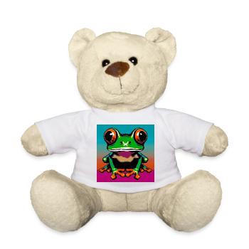 grenouille - Nounours - blanc - Devant