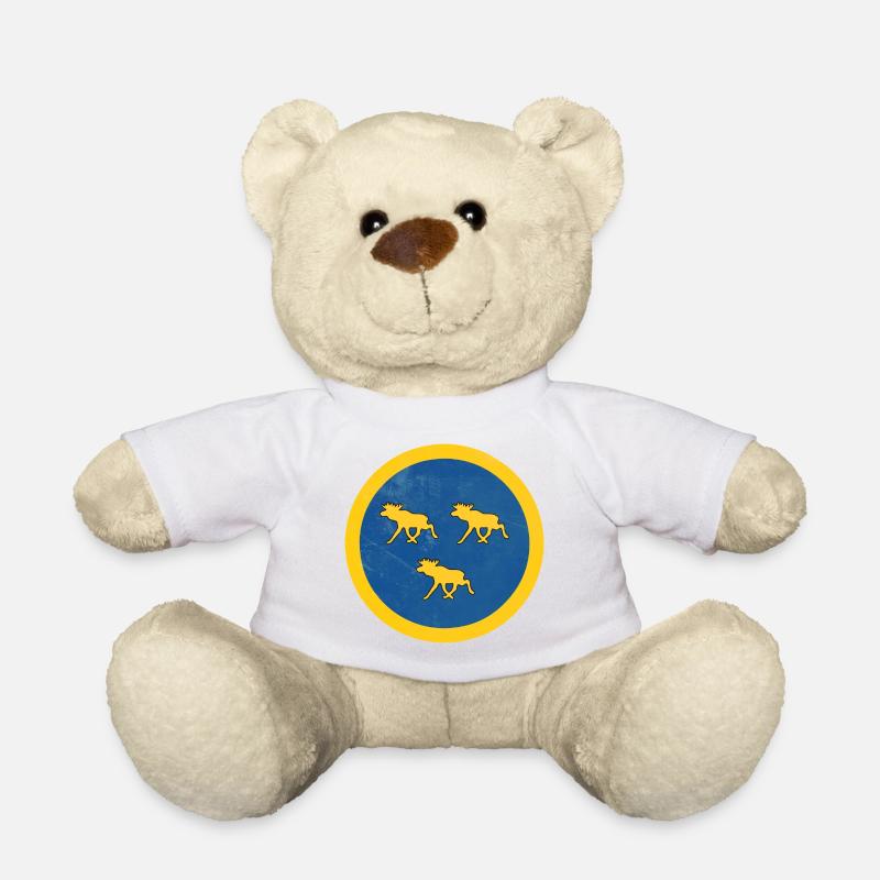 Schwedische Elchtruppe - Teddy - Weiß