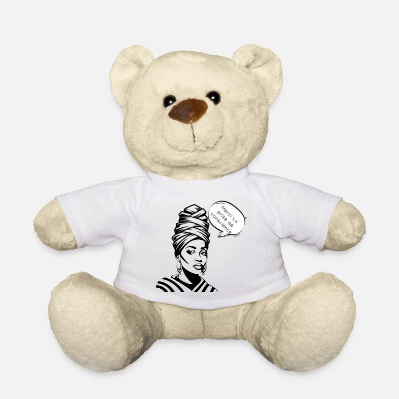 Conscience et Gratitude en Silhouette - Nounours - blanc