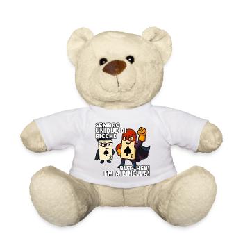Deux de pique ? Non, je suis une Pinella - Nounours - blanc - Devant