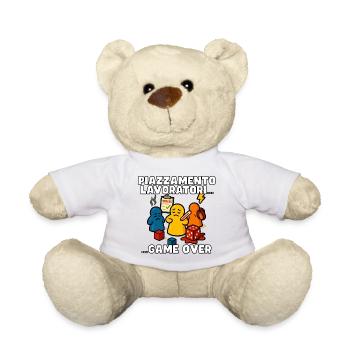 Worker-Placement: Ende des Spiels - Teddy - Weiß - Vorne