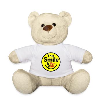 Dieses Lächeln ist für Sie - Teddy - Weiß - Vorne