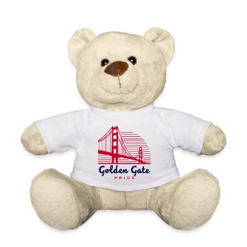 Pont du Golden Gate de San Francisco - Nounours - blanc - Devant