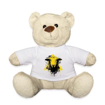 Cooles Schaf  - Teddy - Weiß - Vorne