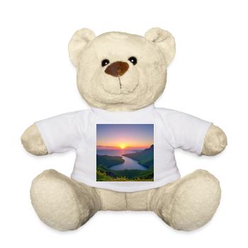 Sonnenuntergang über dem Seetal - Teddy - Weiß - Vorne