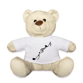 Musiknoten - Teddy - Weiß - Vorne