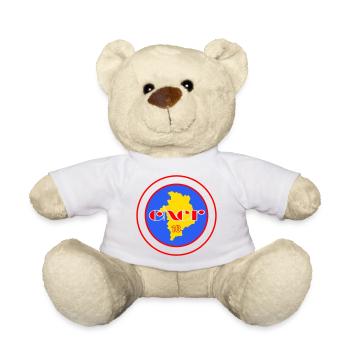 Logo 18 Cher - Teddy Bear - white - Front