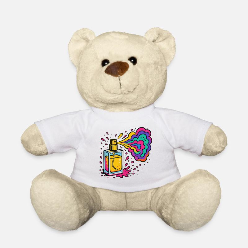 Neon Parfüm Farbexplosion - Teddy - Weiß