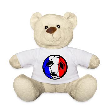 Fußball Frankreich - Teddy - Weiß - Vorne