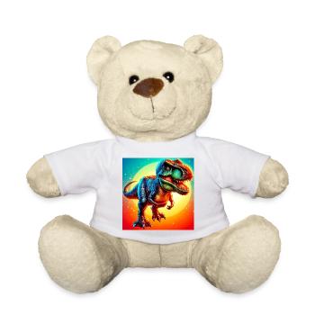 dinosaur - Teddy Bear - white - Front