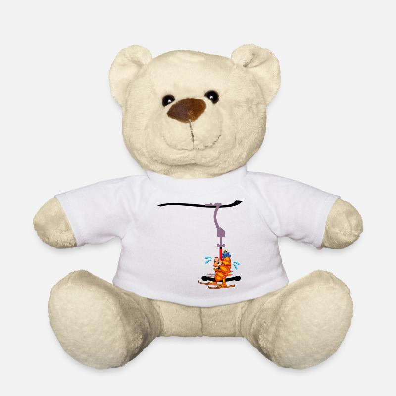 SKILIFT SKIFAHREN HAMBURGER FRANZBRÖTCHEN - Teddy - Weiß
