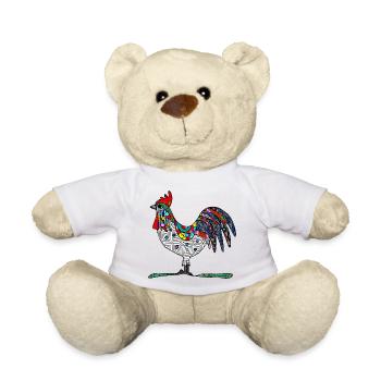 Hahn - Teddy - Weiß - Vorne