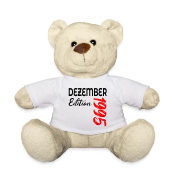 31. BIRTHDAY 1995 DECEMBER - Teddy Bear - white - Front