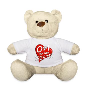 OPI IST DER BESTE - Teddy - Weiß - Vorne