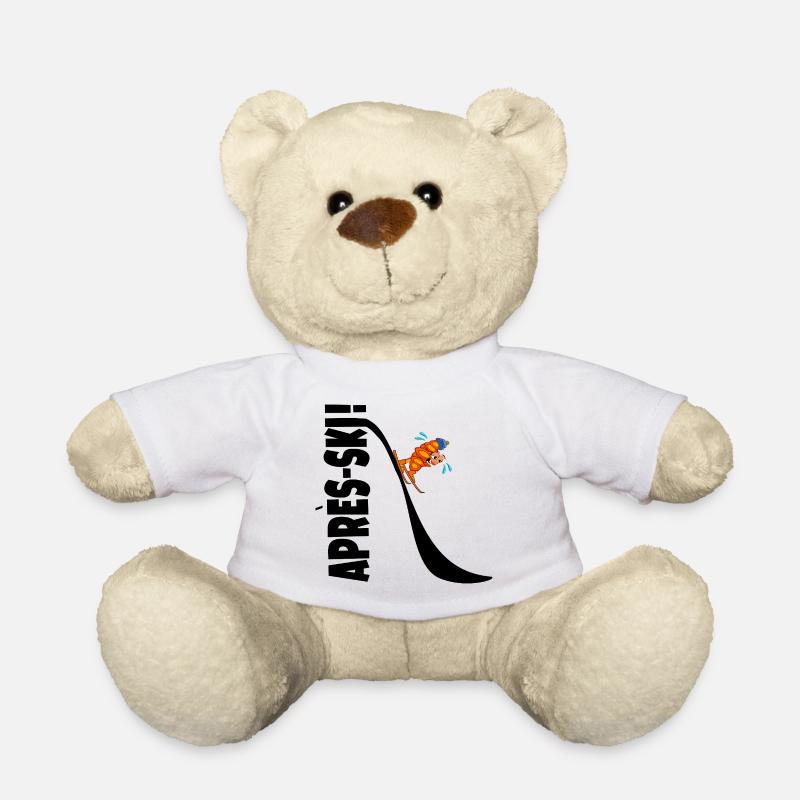 Après-SKI Funny Croissant - Teddy Bear - white
