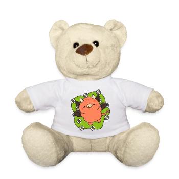 Demonette des Fleurs Paisible - Nounours - blanc - Devant