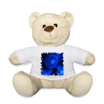 Magie sous-marine des méduses néons - Nounours - blanc - Devant