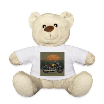 Quiet-Luxury Motorcycle Icon - Teddy - Weiß - Vorne