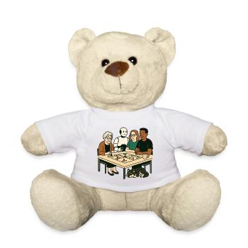Grandma Karin - Teddy Bear - white - Front