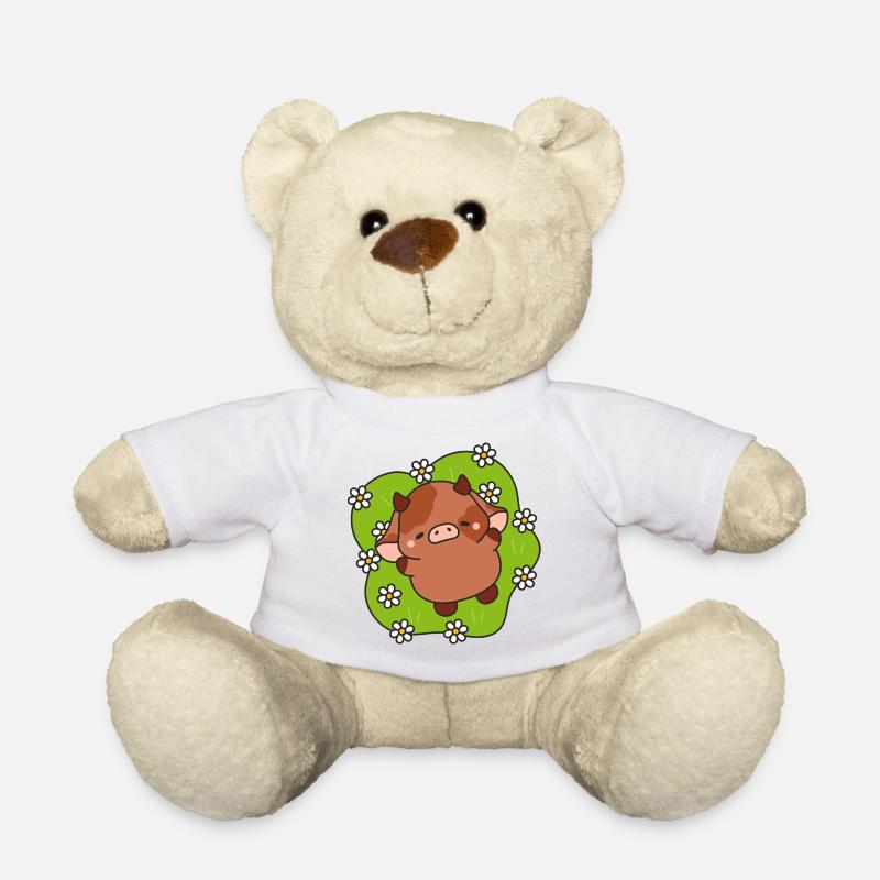 P'tit vachette Printemps - Teddy - Weiß