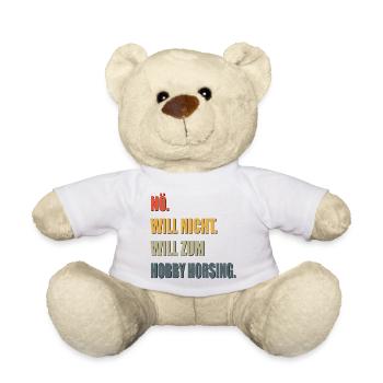 HOBBY HORSING MOTIVATION SPORT - Nounours - blanc - Devant