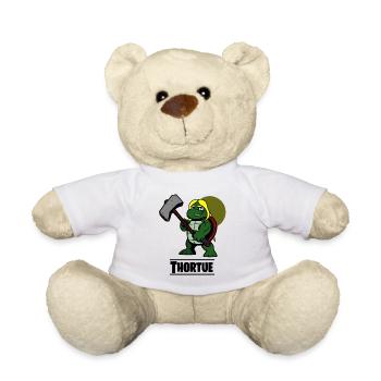VERDAMMT! (Superheld Schildkröte) - Teddy - Weiß - Vorne