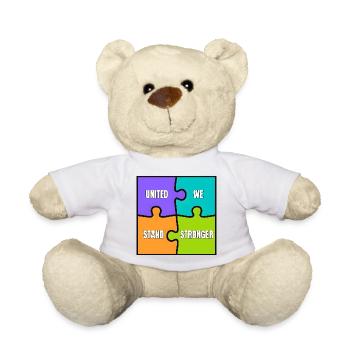 VEREINT SIND WIR STÄRKER - Teddy - Weiß - Vorne